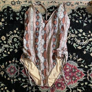 Snake Print Swimsuit